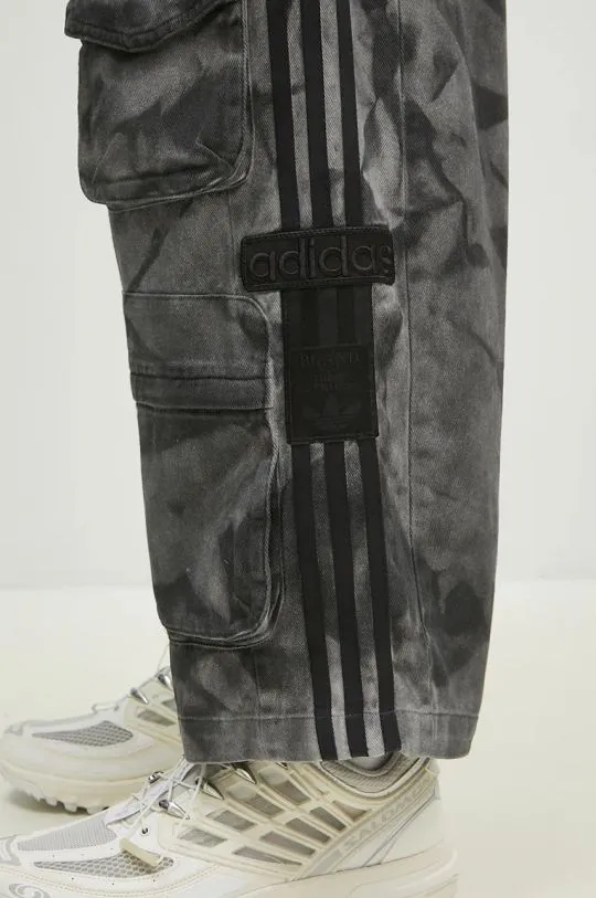 adidas Originals cotton trousers Xxl Cargo Pant gray color IW5537