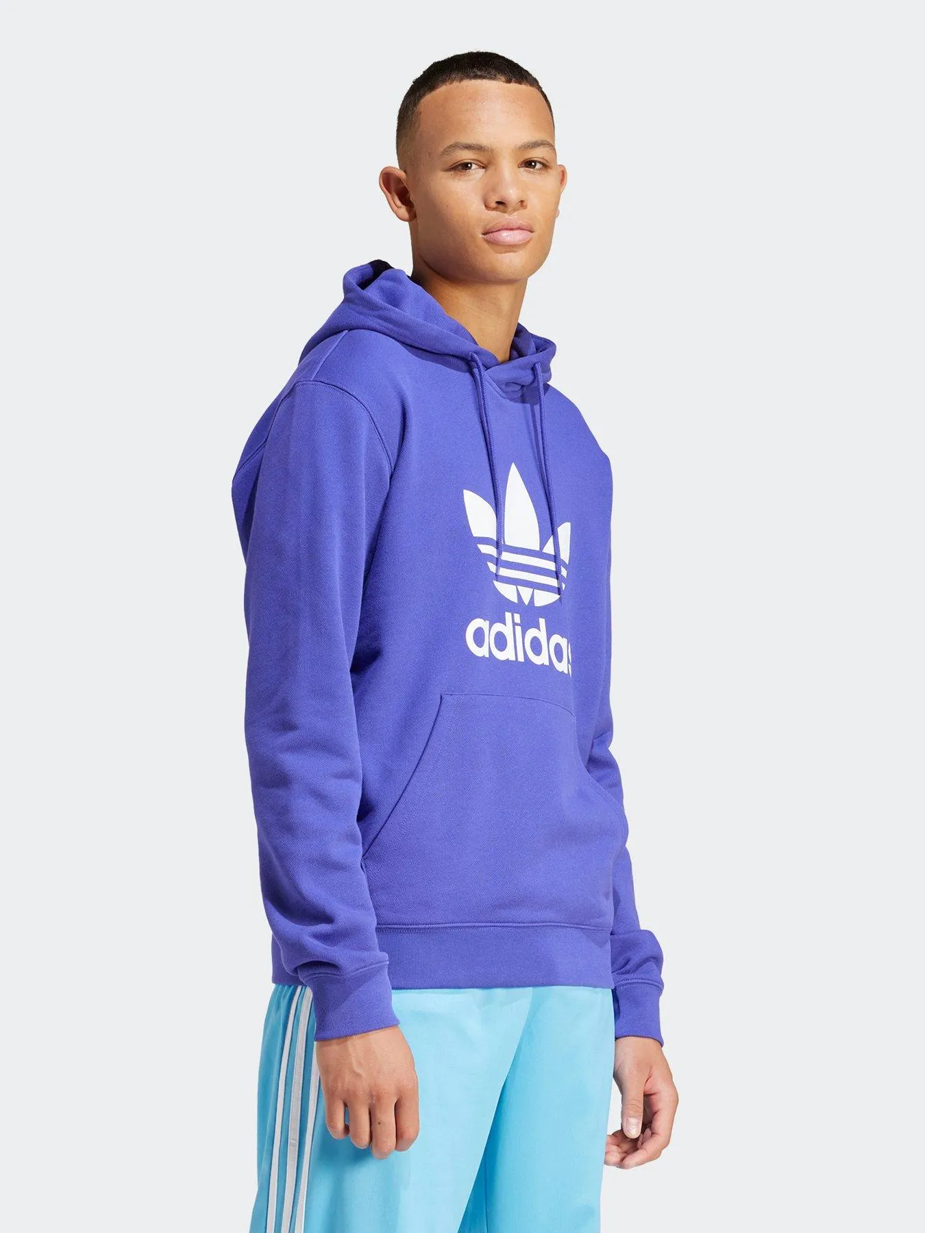 adidas Originals Mens Trefoil Hoody - Navy