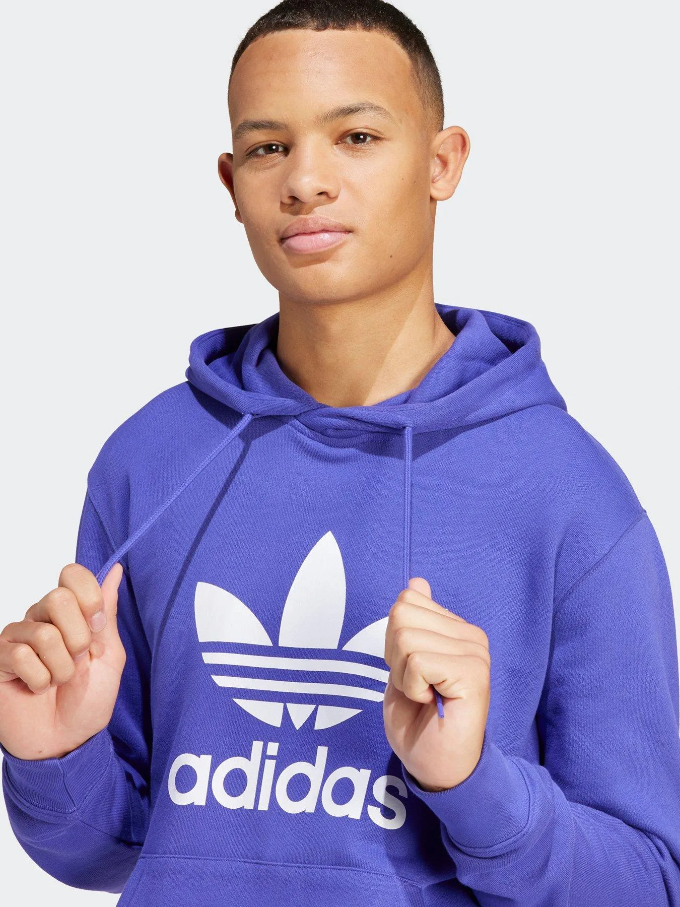 adidas Originals Mens Trefoil Hoody - Navy