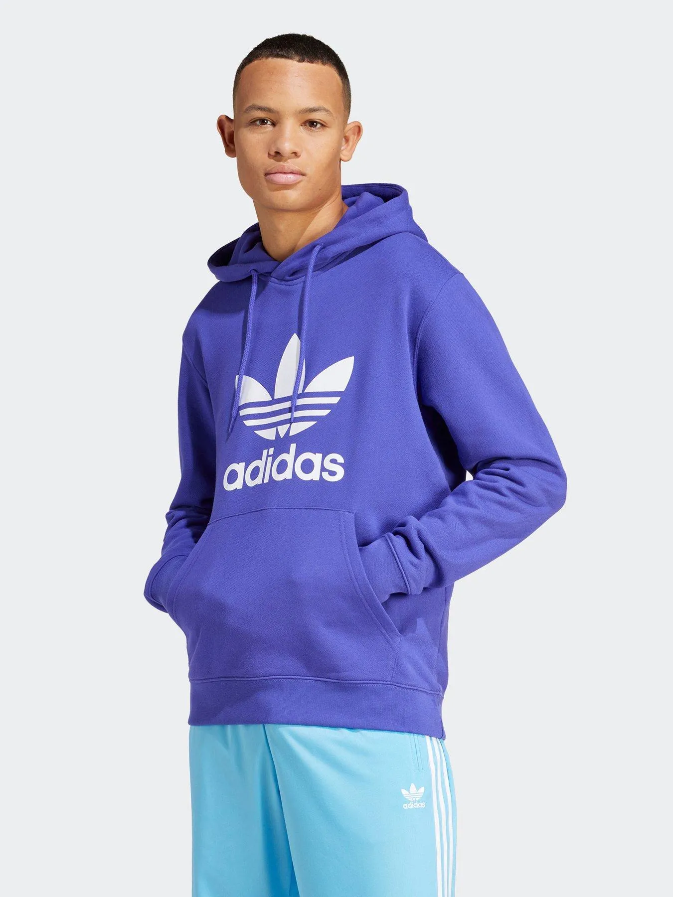 adidas Originals Mens Trefoil Hoody - Navy