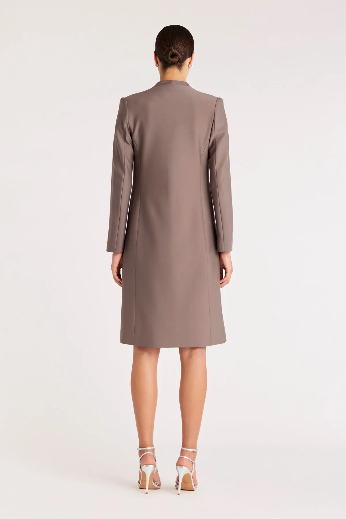 Allegra Ponte Coat - Pewter