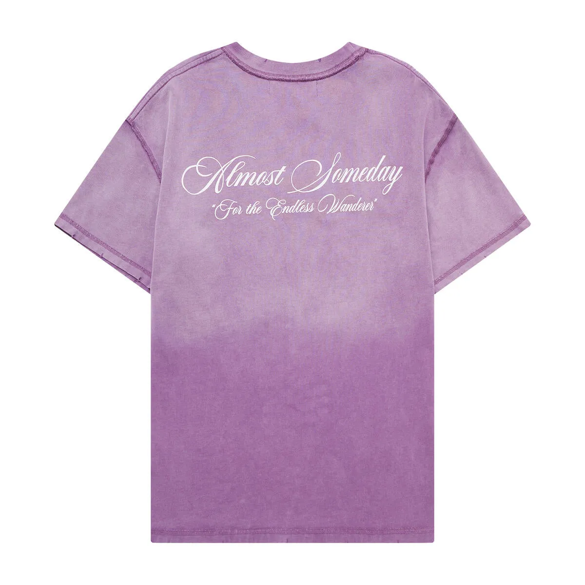 Almost Someday SIGNATURE SUNFADE TEE 2.0 (sunfade purple)