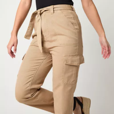 a.n.a Womens High Rise Straight Cargo Pant