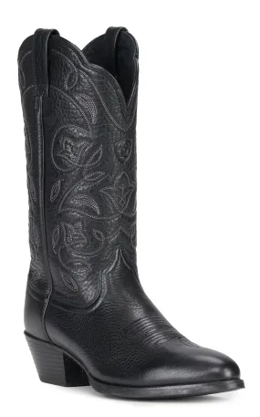 Ariat Women's Heritage Black R-Toe Cowboy Boots