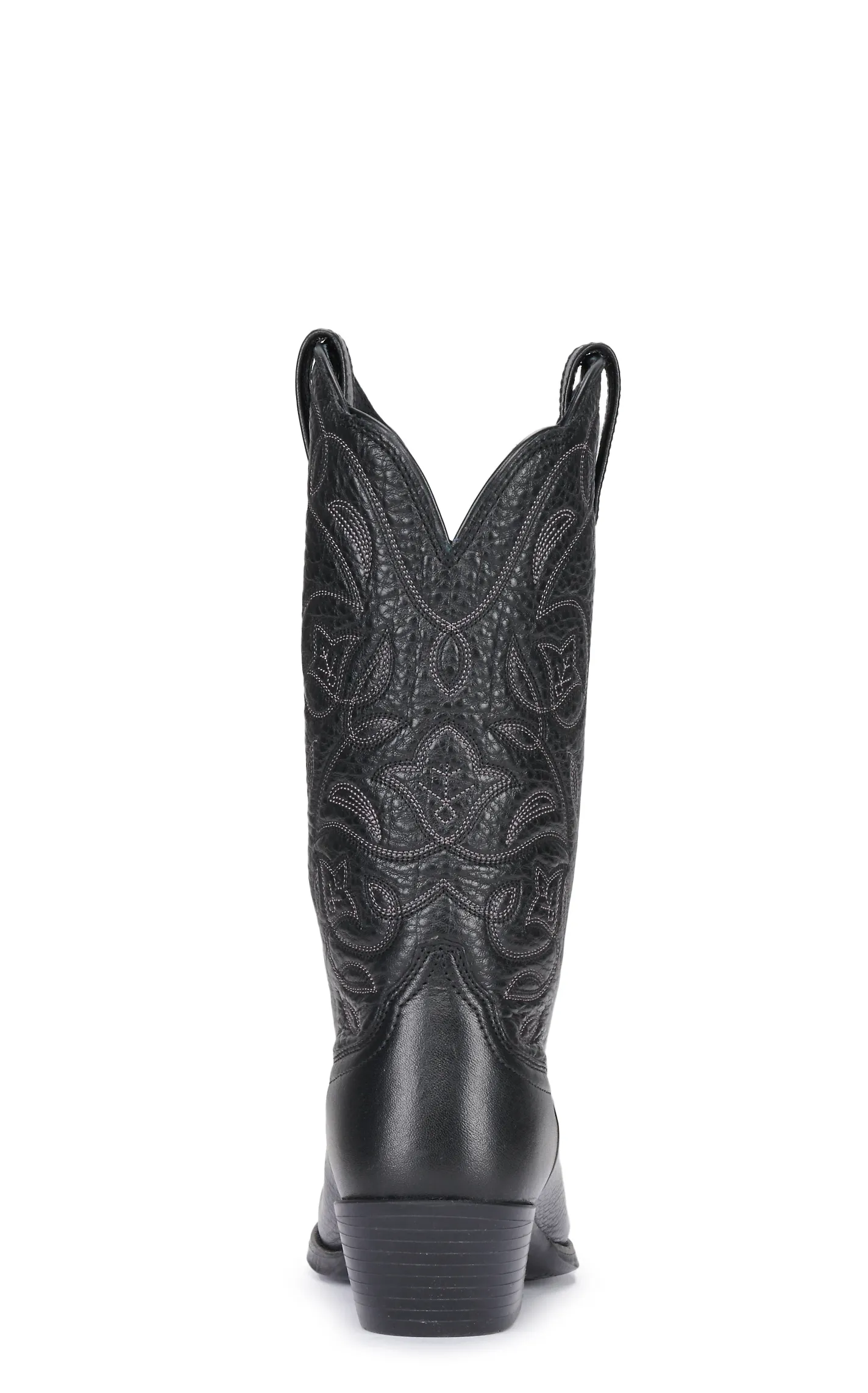 Ariat Women's Heritage Black R-Toe Cowboy Boots