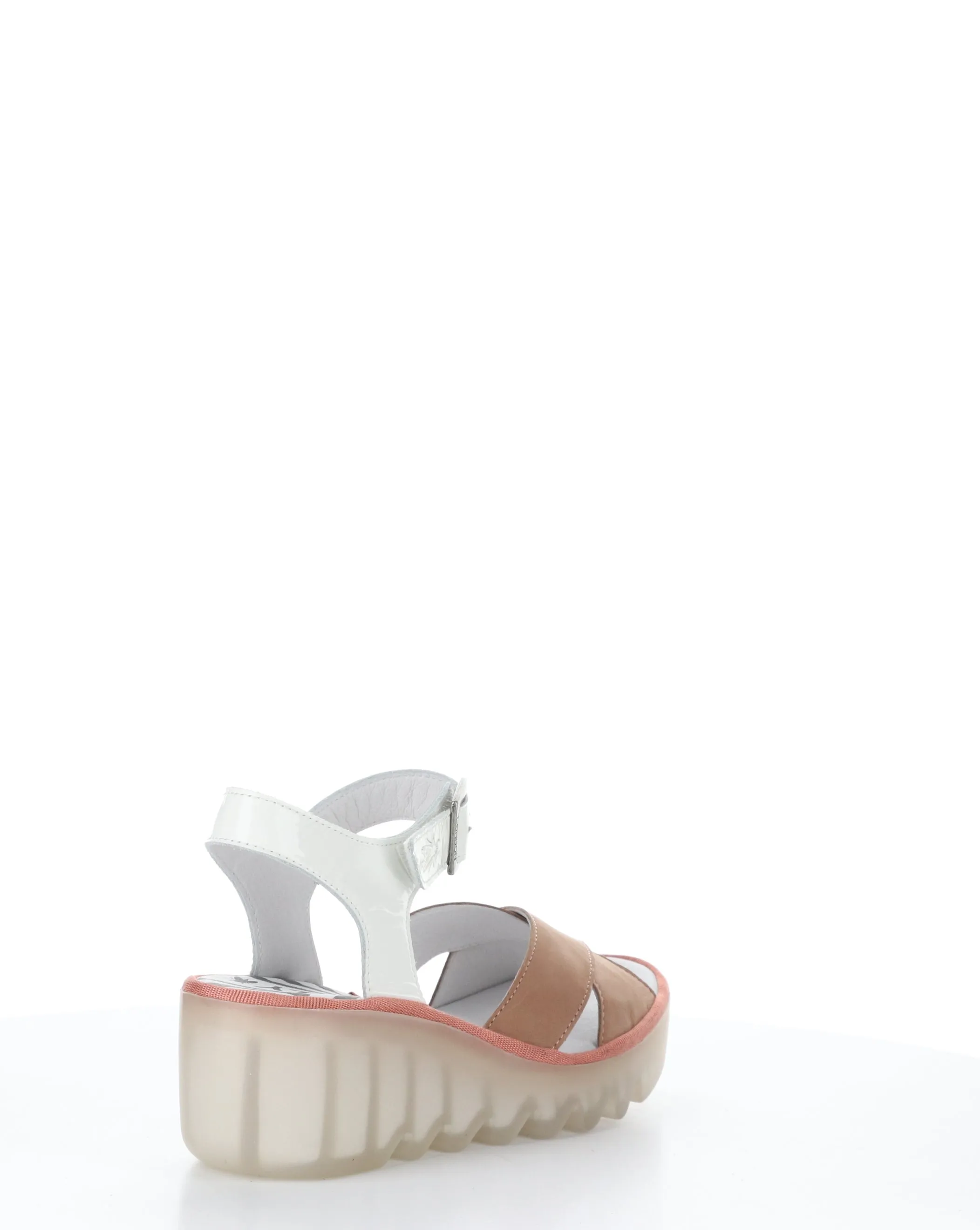 BACE411FLY 001 PINK/OFF WHITE Round toe Sandals