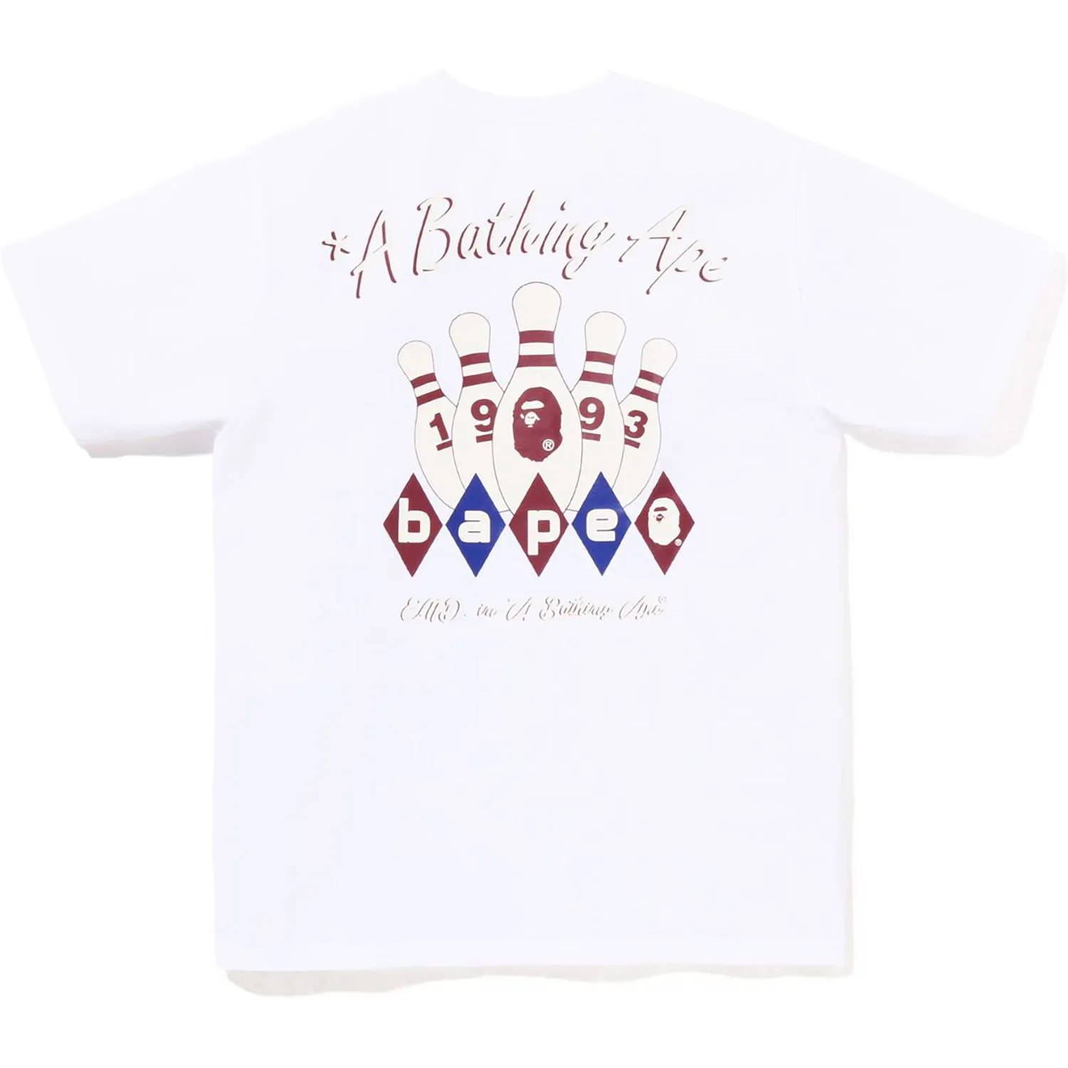 BAPE X END. BOWLING TEE #1 MENS