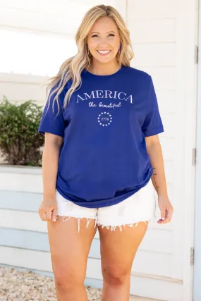 Beautiful Country Tee, Team Navy