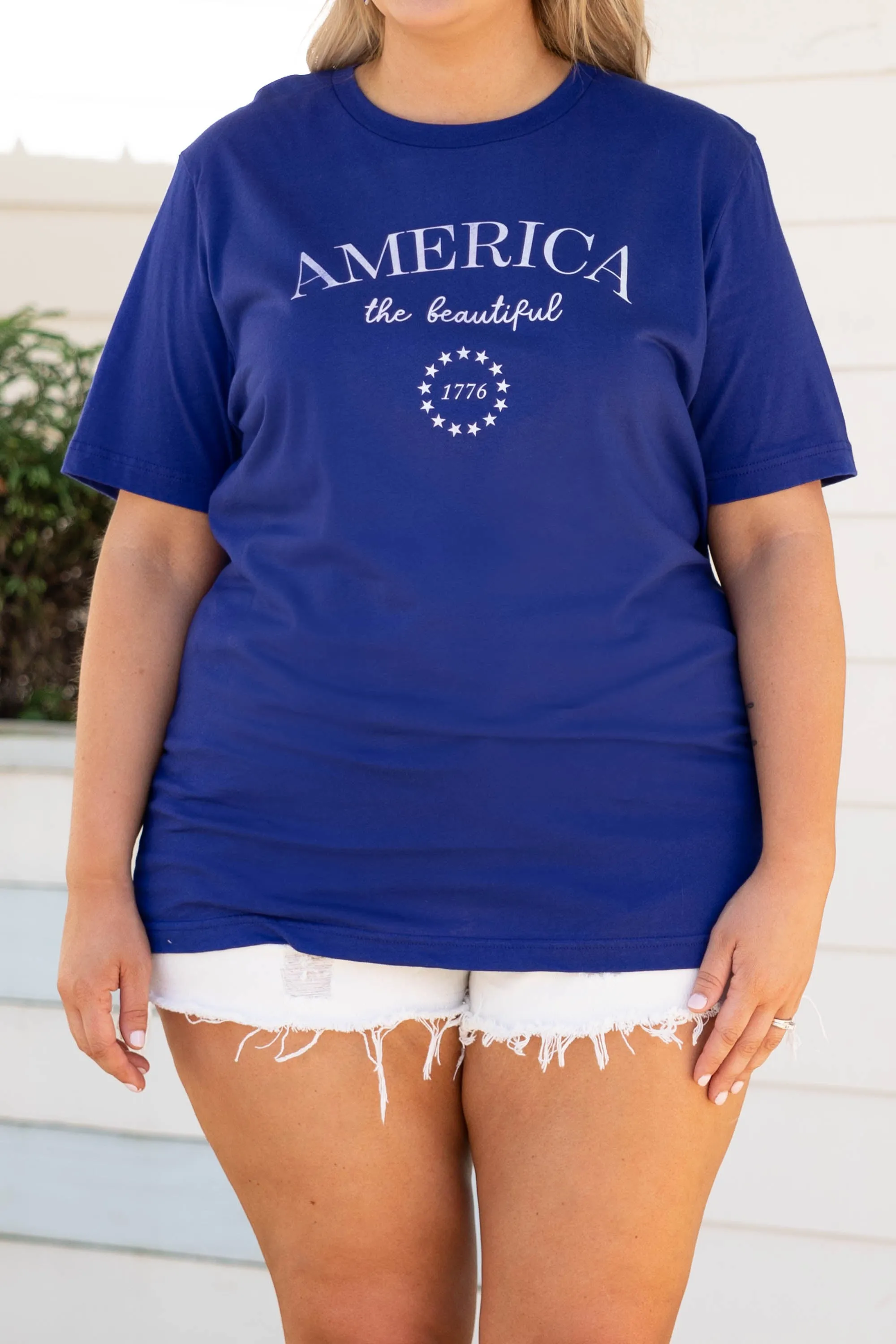 Beautiful Country Tee, Team Navy