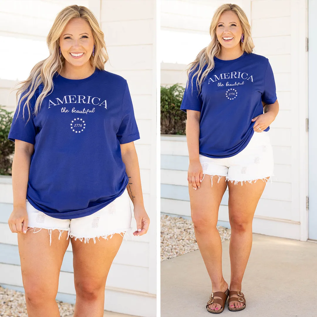 Beautiful Country Tee, Team Navy