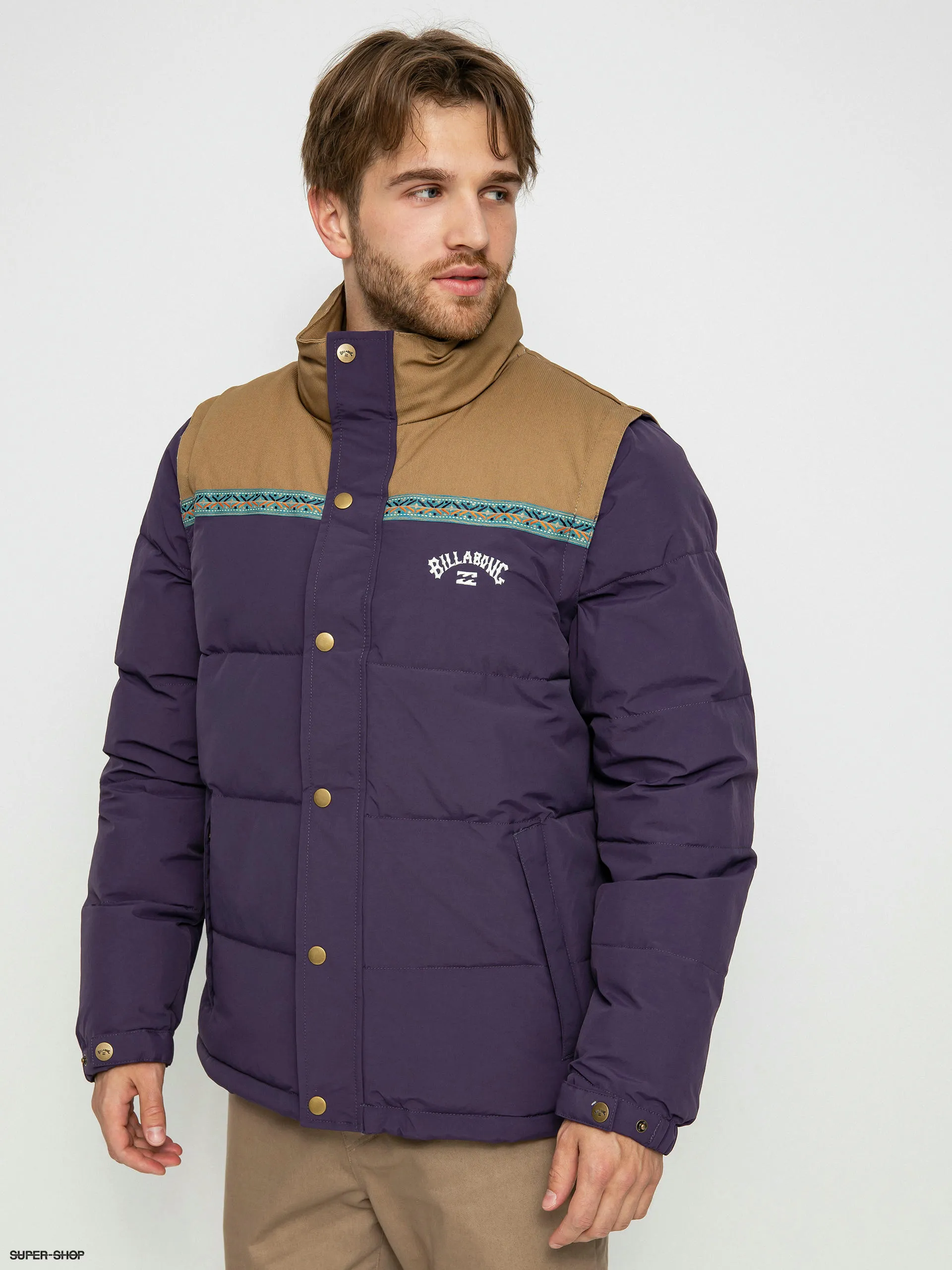 Billabong Heritage Puffer Jacket (purp)