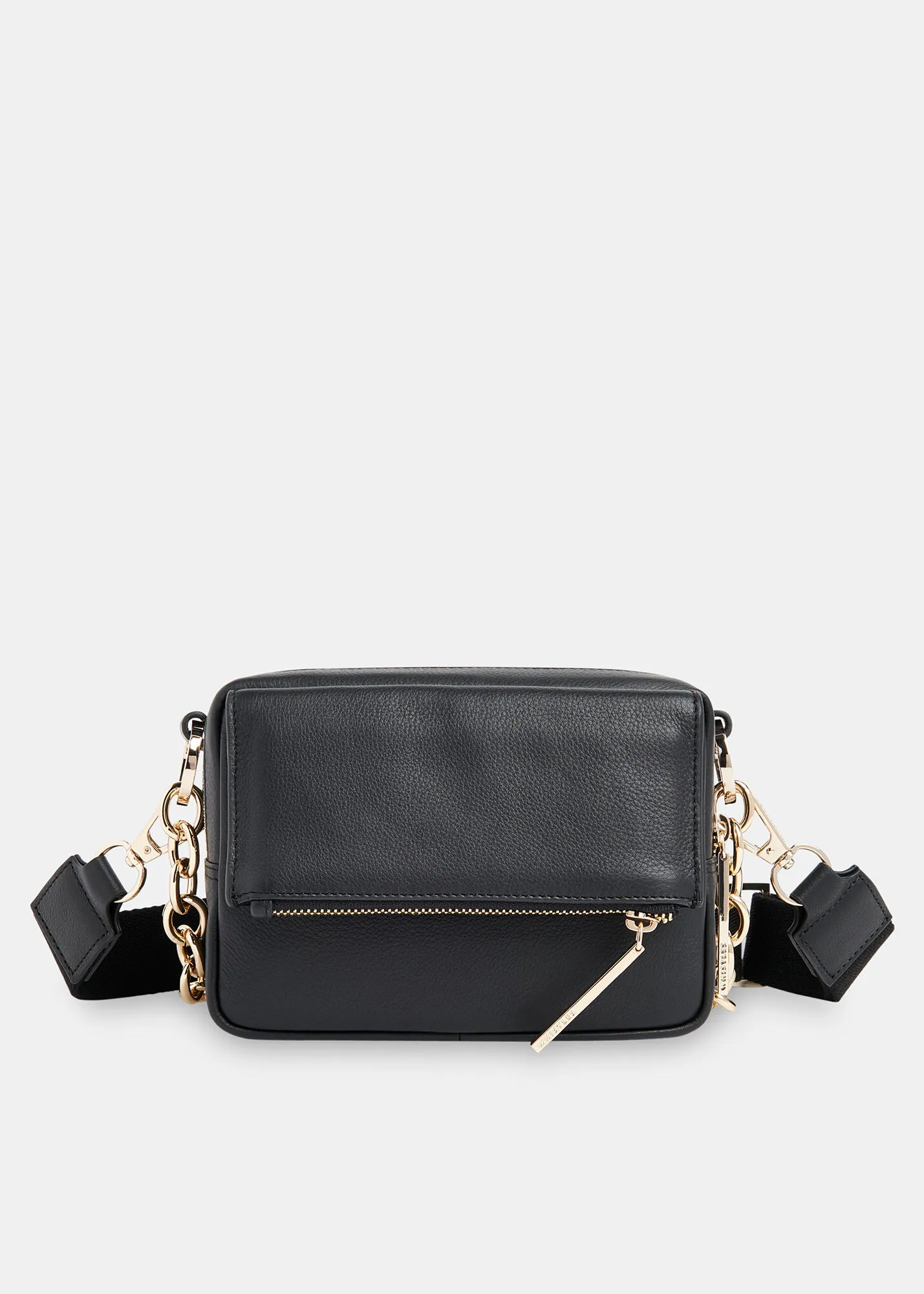 Black Bibi Chain Crossbody Bag