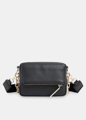 Black Bibi Chain Crossbody Bag