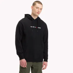 Black Peached Fleece Logo Hoodie | Sweatshirts & Hoodies | Tommy Hilfiger