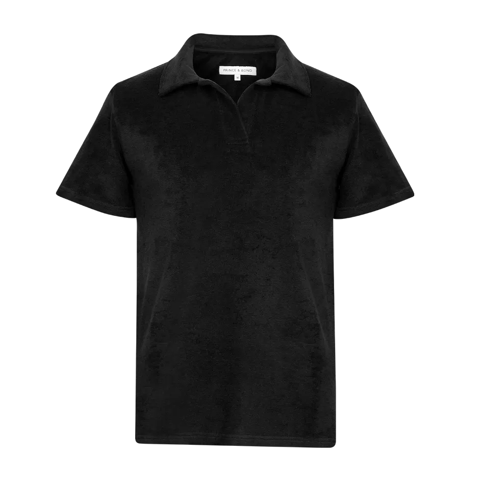 Black Riviera Terry Polo