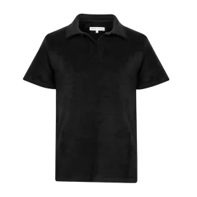 Black Riviera Terry Polo