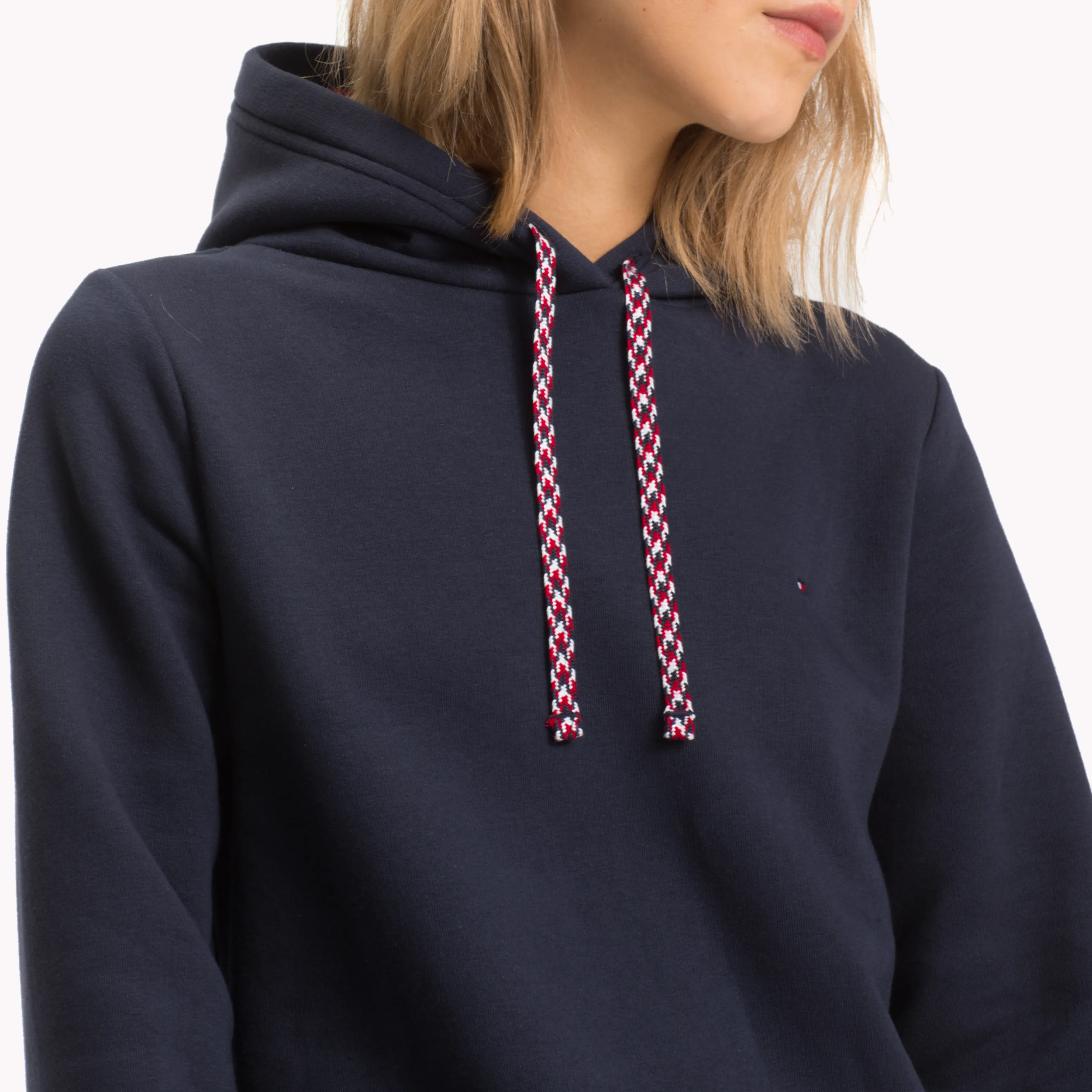 Blue Global Stripe Oversized Fit Hoodie | Sweatshirts & Hoodies | Tommy Hilfiger