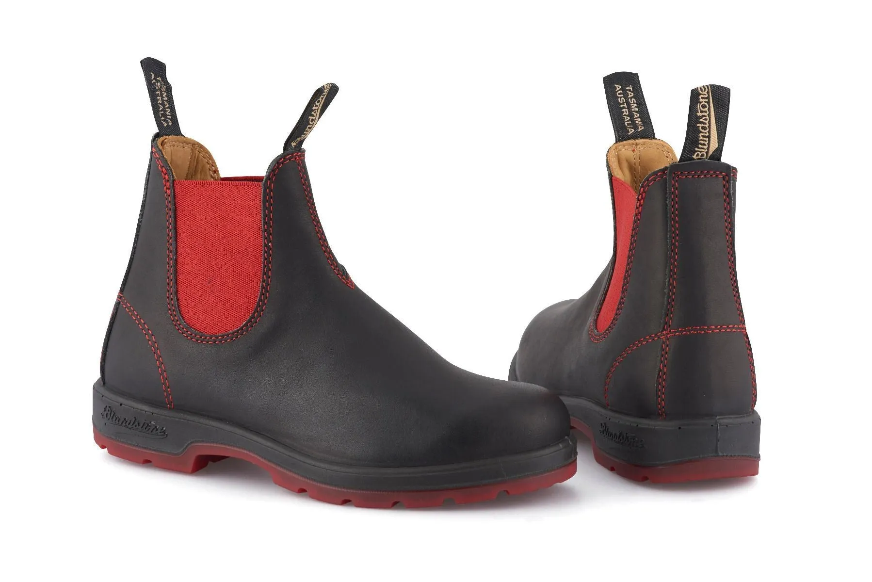 Blundstone #1316 Heritage Black Red Chelsea Boot