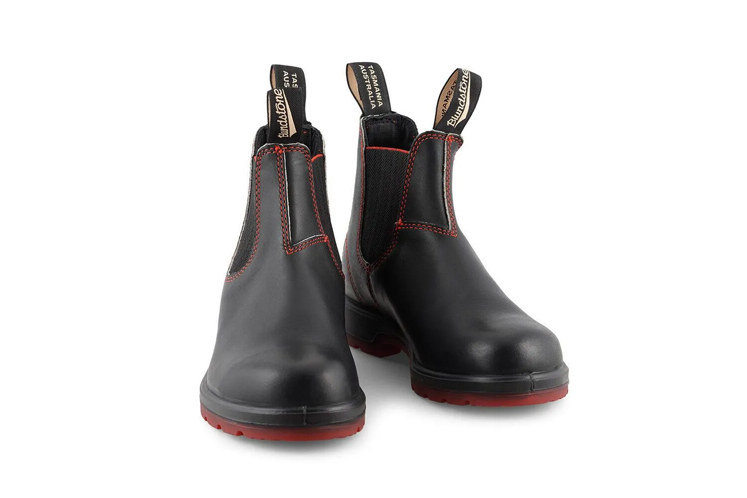 Blundstone #2342 Black/Red Chelsea Boot