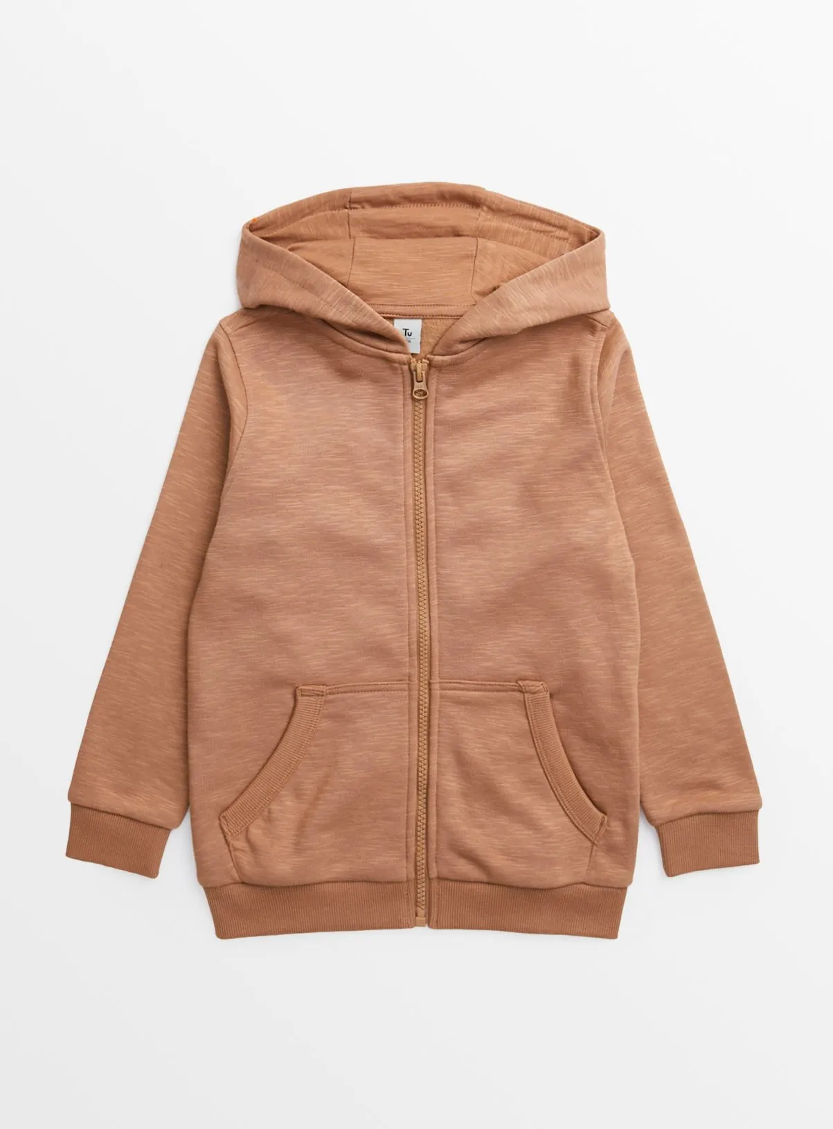 Buy Brown Zip-Through Hoodie 10 years | Jumpers and hoodies | Tu