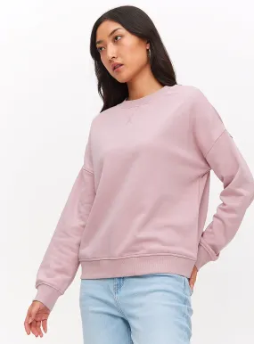 Buy Light Pink Crew Neck Sweatshirt L | Hoodies and sweatshirts | Tu