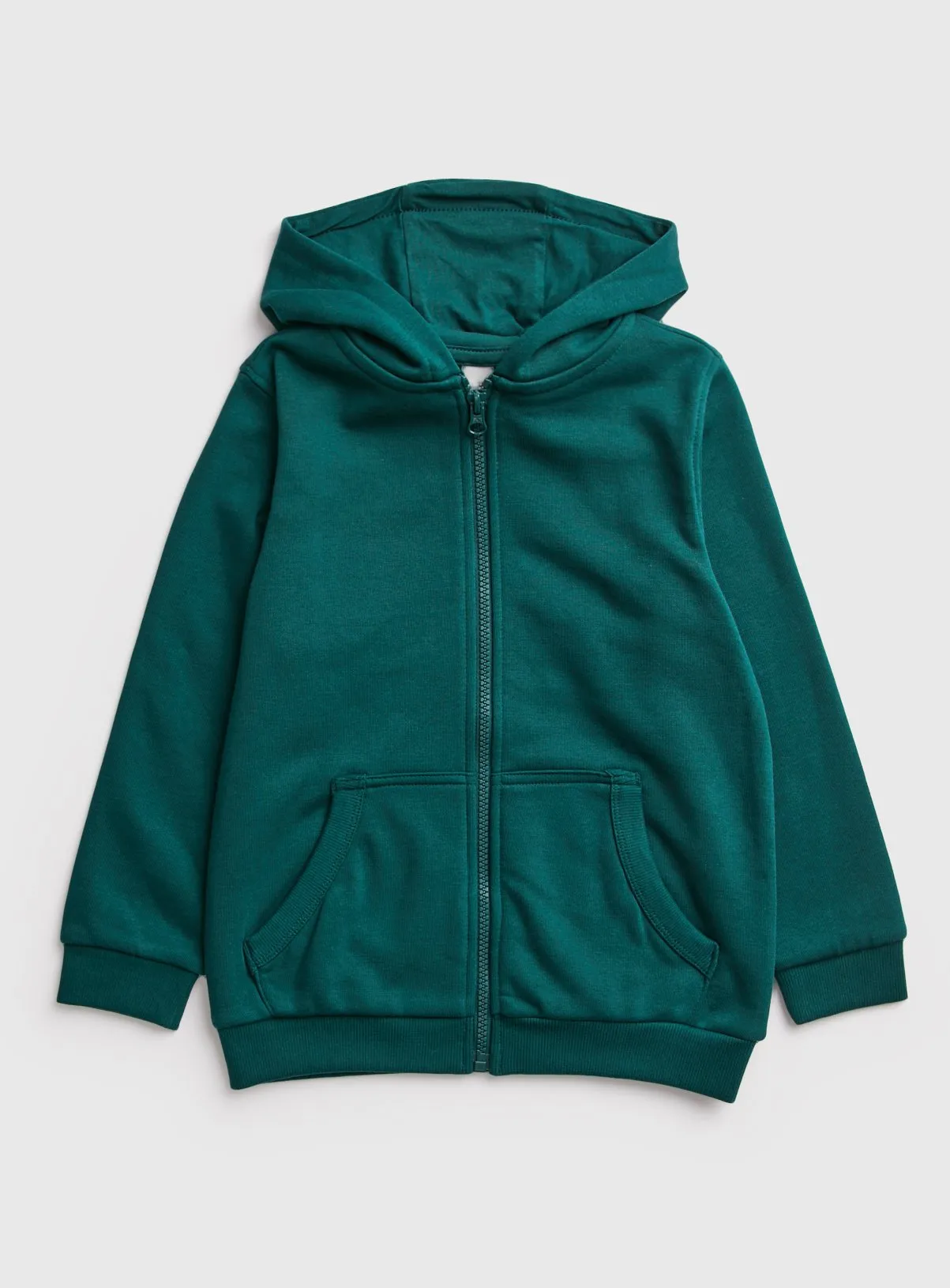 Buy Teal Zip Through Hoodie 7 years | Jumpers and hoodies | Tu