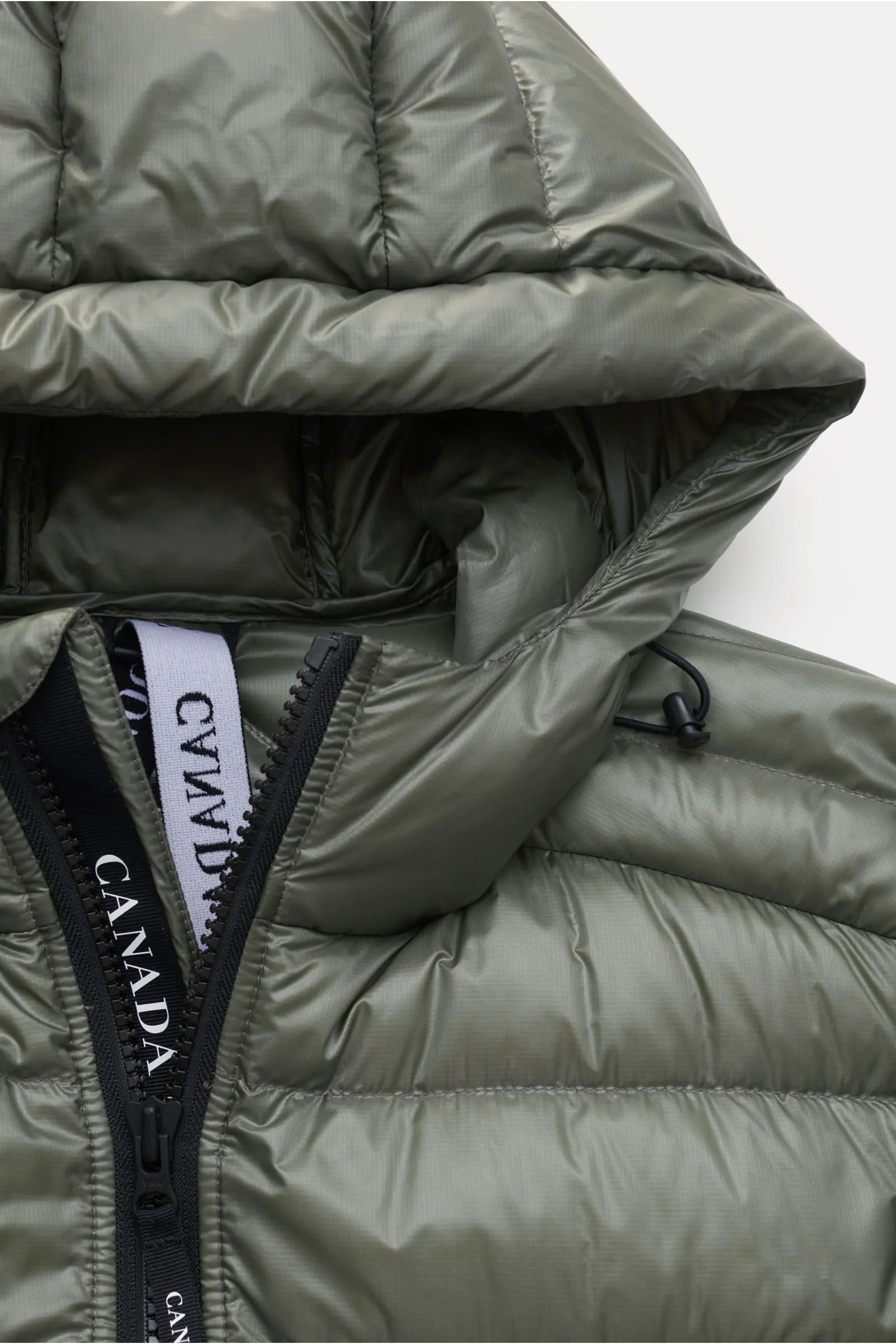 CANADA GOOSE down jacket 'Crofton Hoody' grey-green