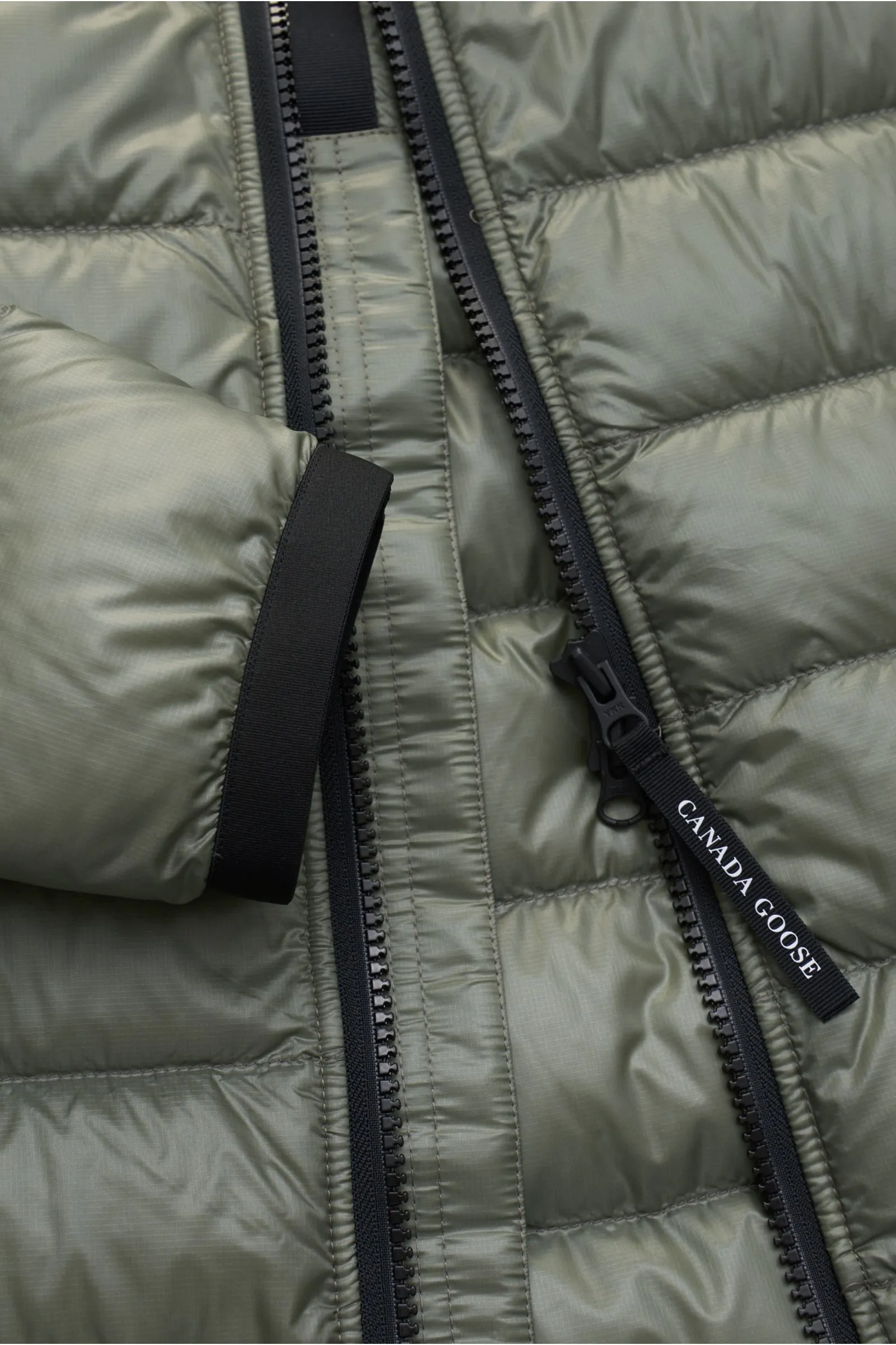 CANADA GOOSE down jacket 'Crofton Hoody' grey-green