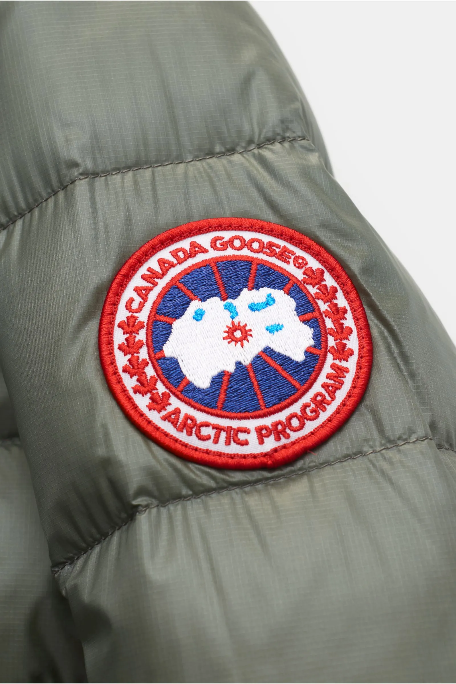 CANADA GOOSE down jacket 'Crofton Hoody' grey-green