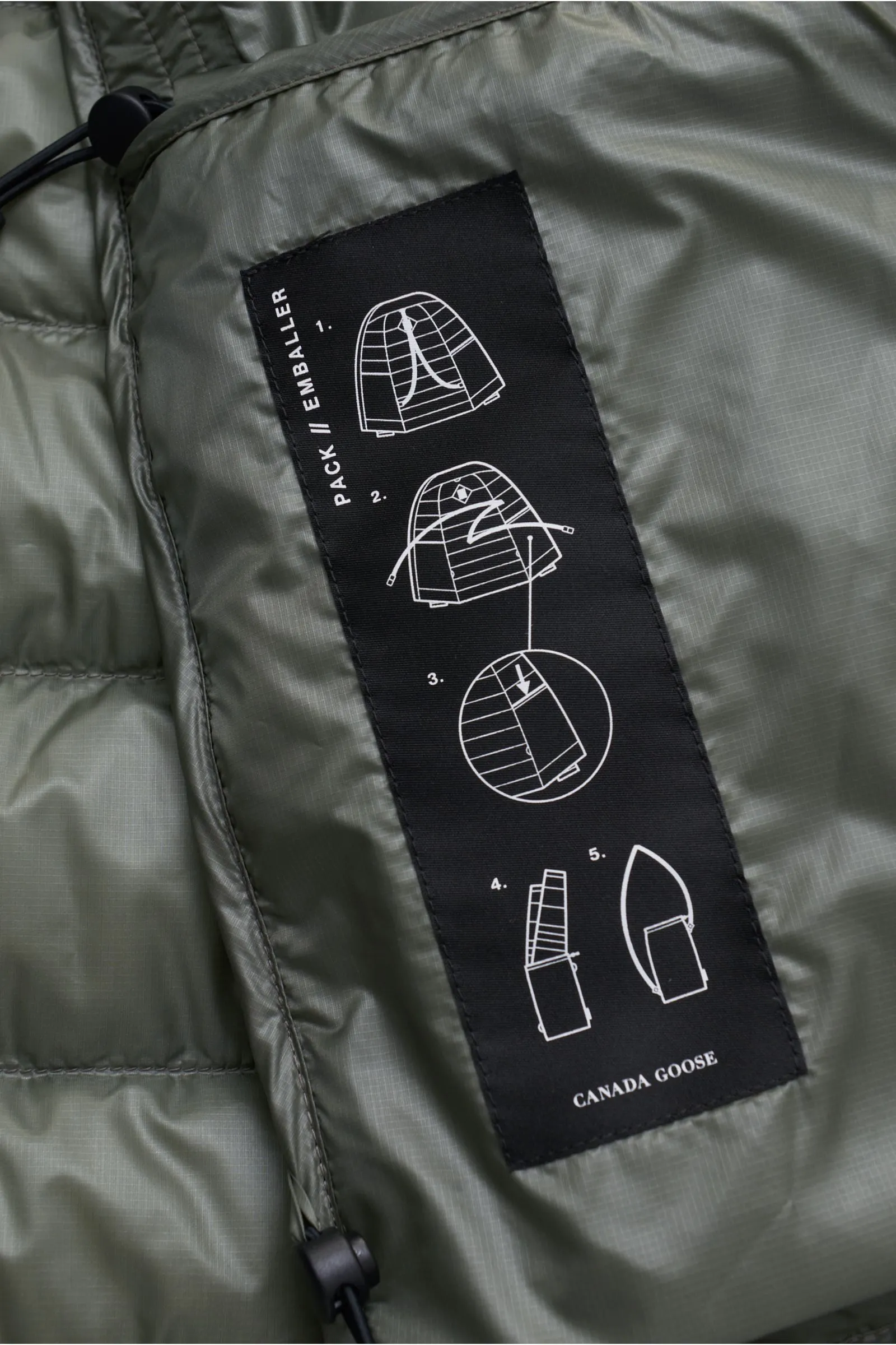 CANADA GOOSE down jacket 'Crofton Hoody' grey-green