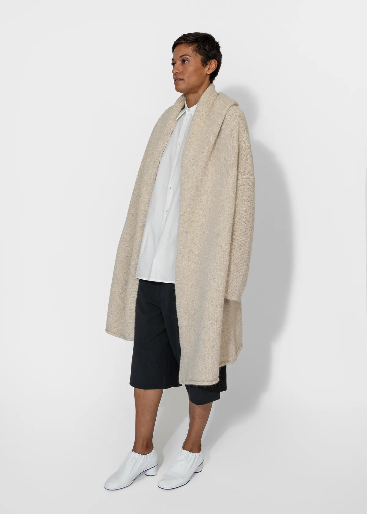 Capote Coat - Ecru