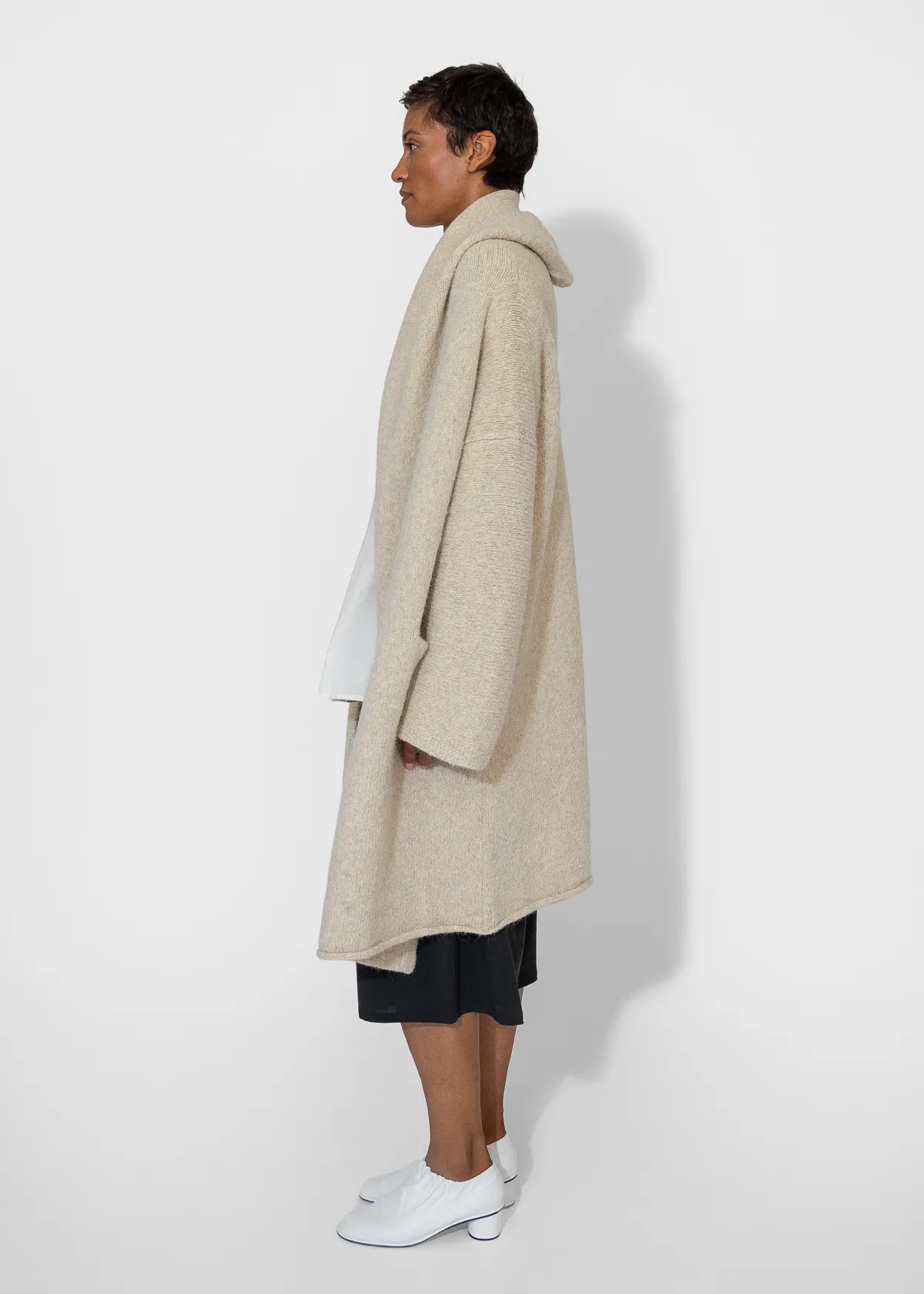 Capote Coat - Ecru