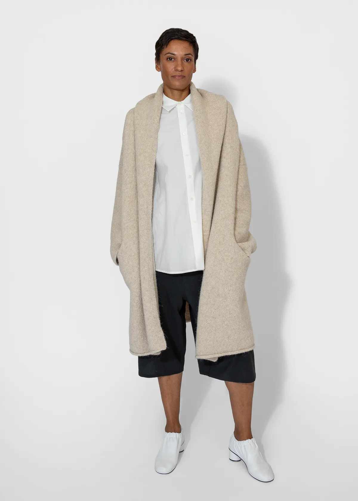 Capote Coat - Ecru