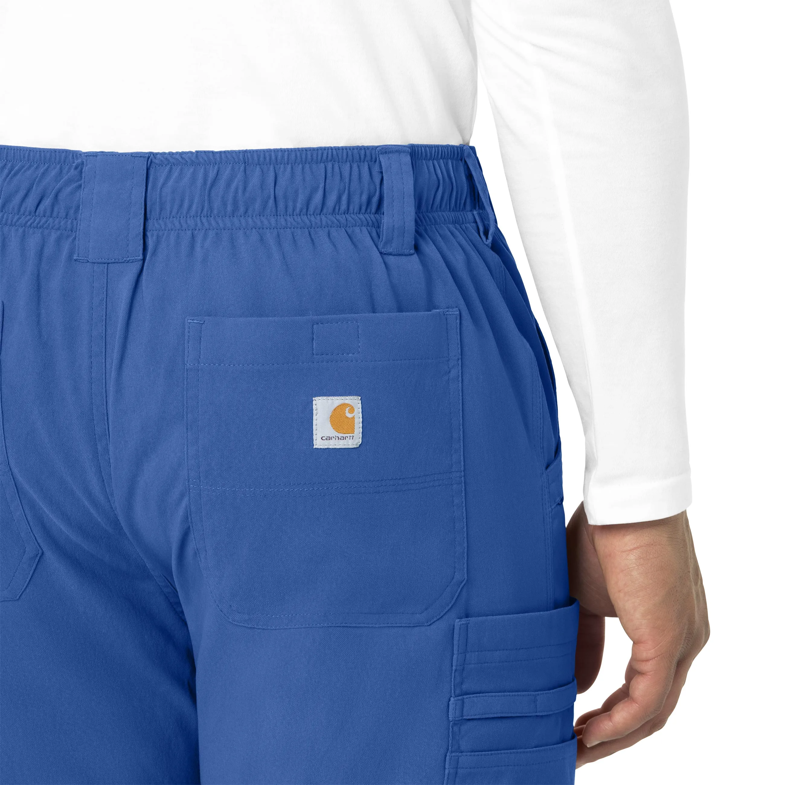 Carhartt Rugged Flex Peak Men's Straight Leg Cargo Scrub Pant - Royal