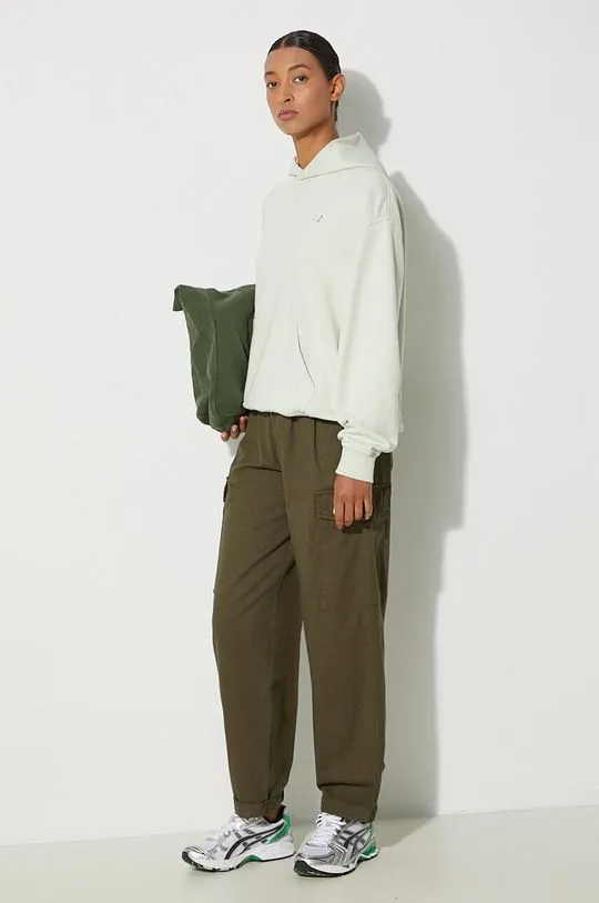 Carhartt WIP cotton trousers Collins Pant green color I029789.666GD