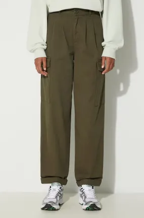 Carhartt WIP cotton trousers Collins Pant green color I029789.666GD