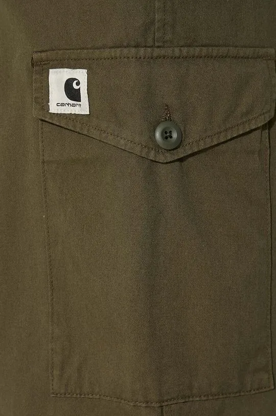 Carhartt WIP cotton trousers Collins Pant green color I029789.666GD