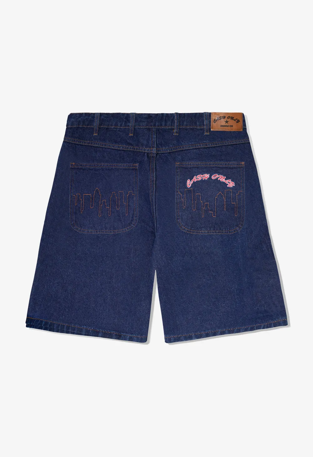 CASH ONLY Logo Denim Shorts