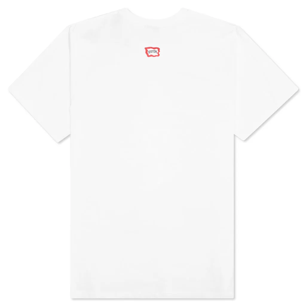 Cherry Top S/S Tee - White