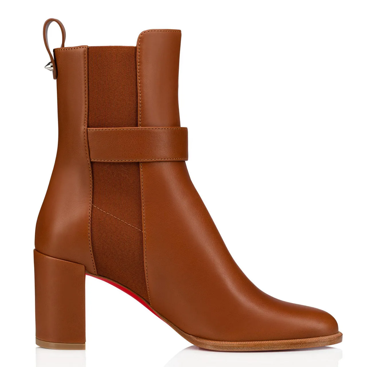 CHRISTIAN LOUBOUTIN CL Chelsea Booty 70 Ankle Boots - Red