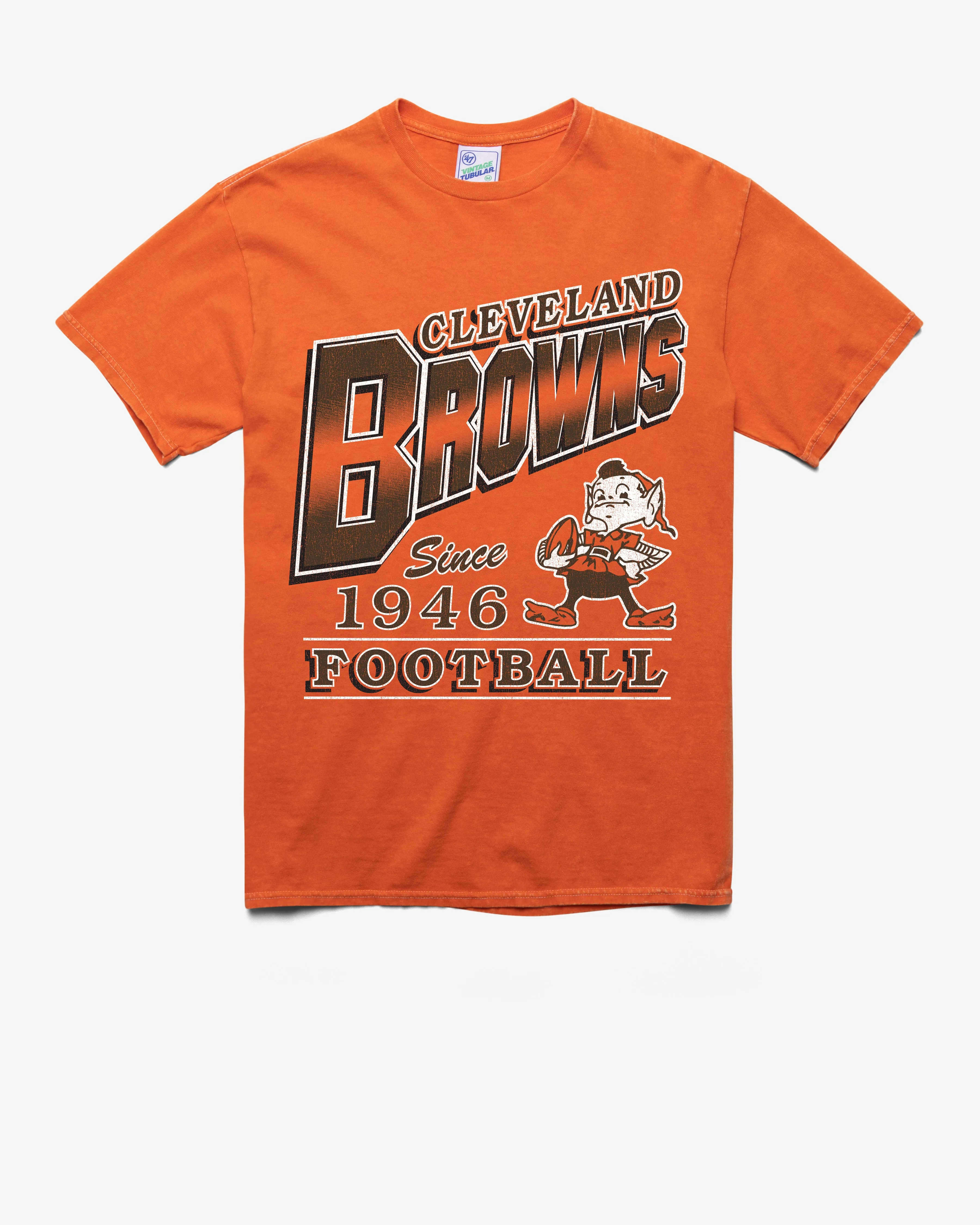 CLEVELAND BROWNS HISTORIC LOCKER VINTAGE '47 TUBULAR TEE