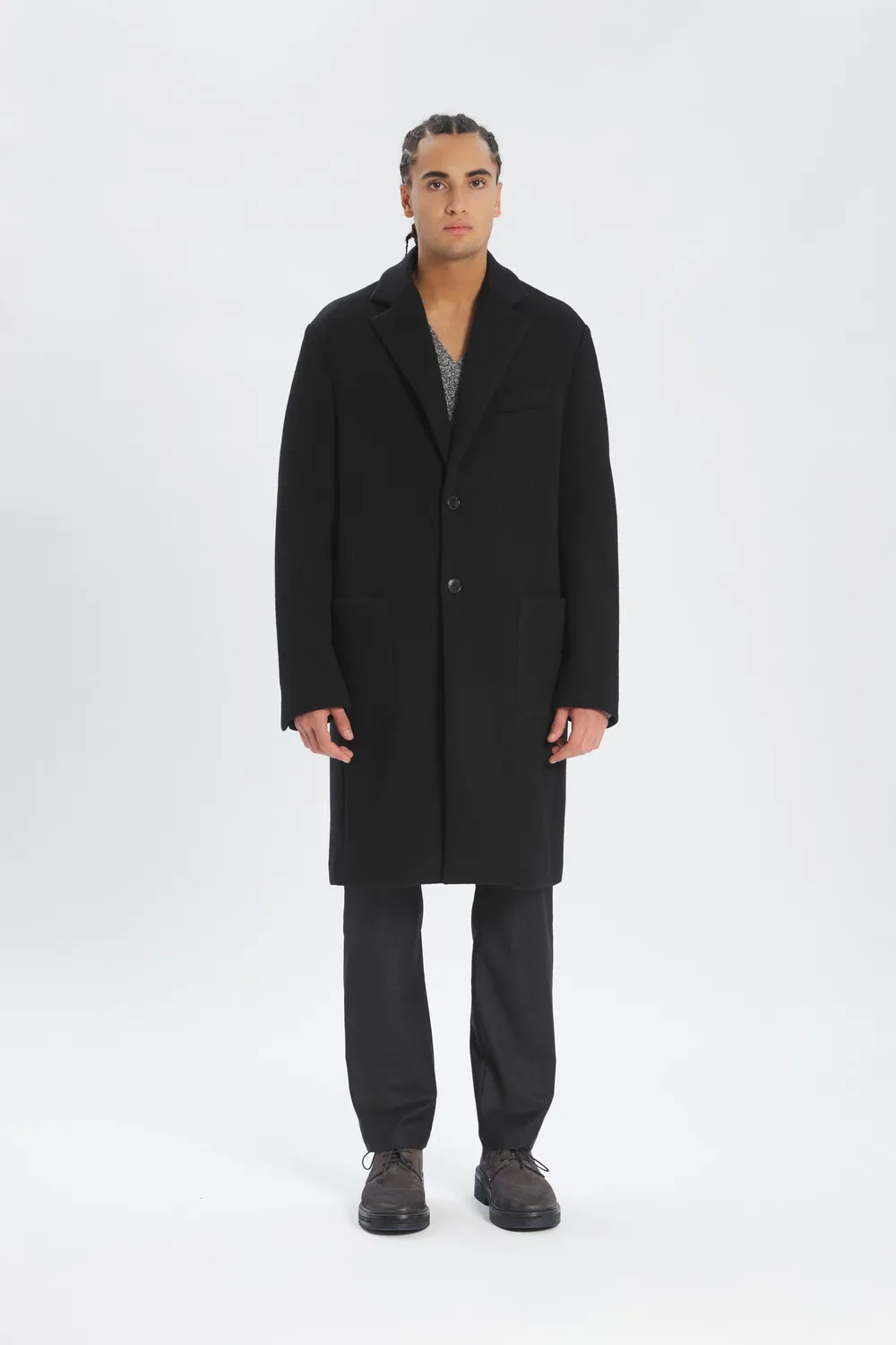 Coat Baron Lanoso Nero