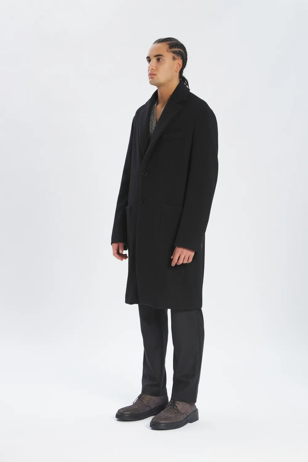 Coat Baron Lanoso Nero