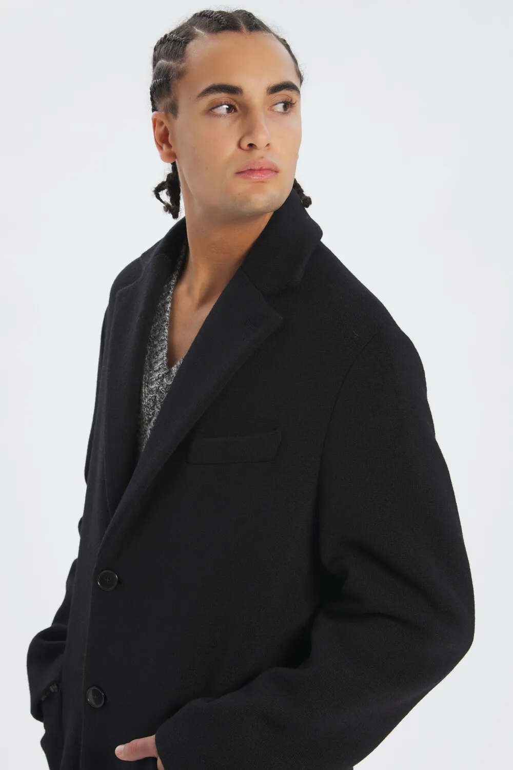 Coat Baron Lanoso Nero