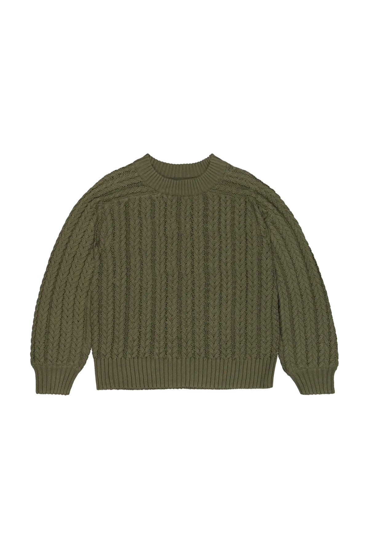 Column Sweater - Olive