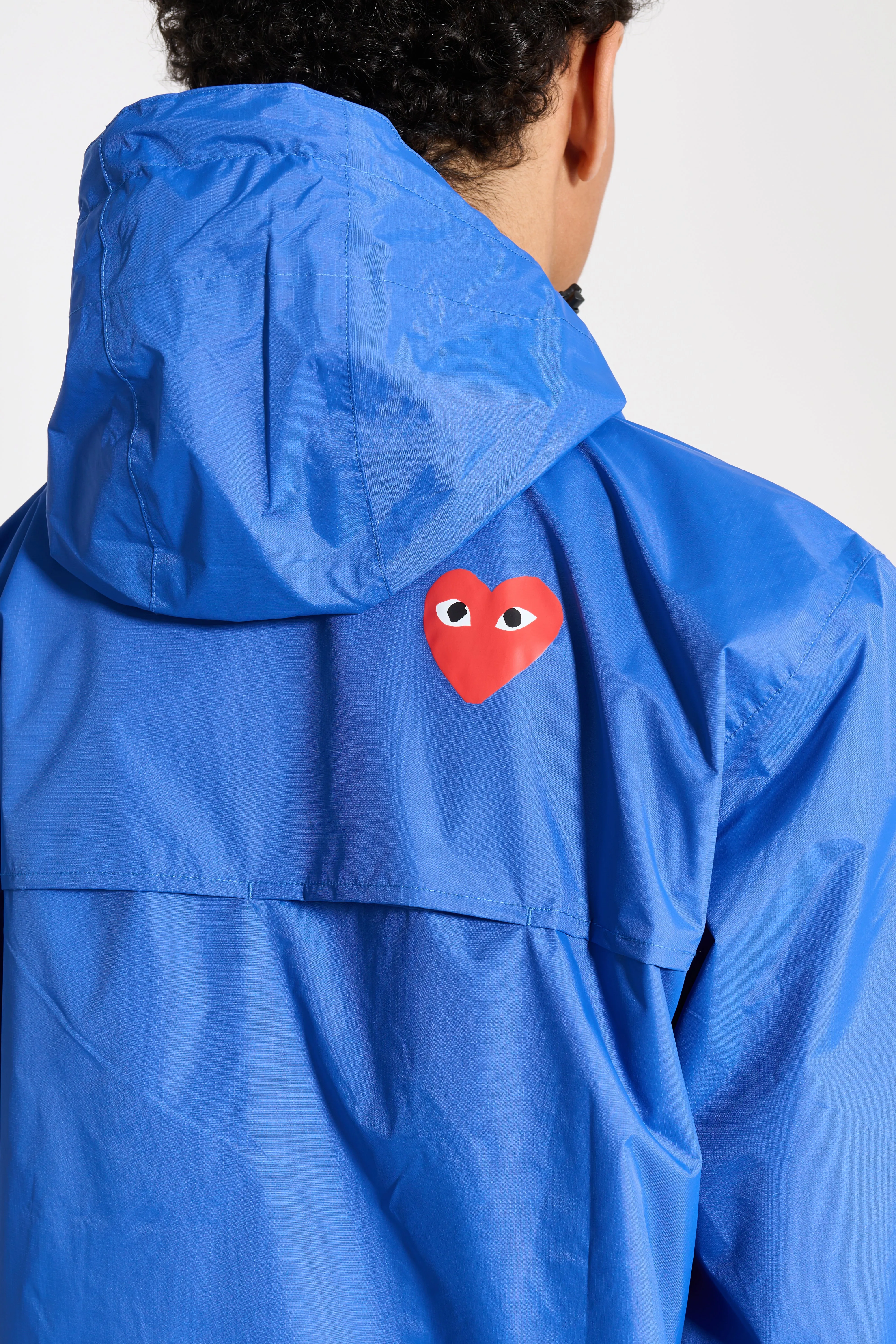 Comme des Garçons Play x K-Way Leon Half Zip Jacket  Blue