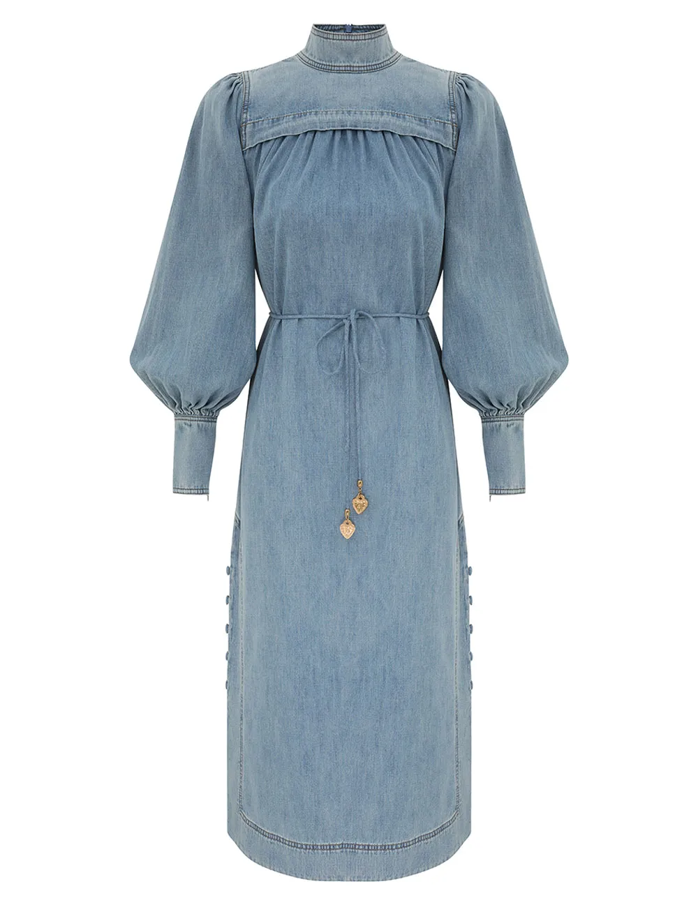 Crush Denim Midi Dress