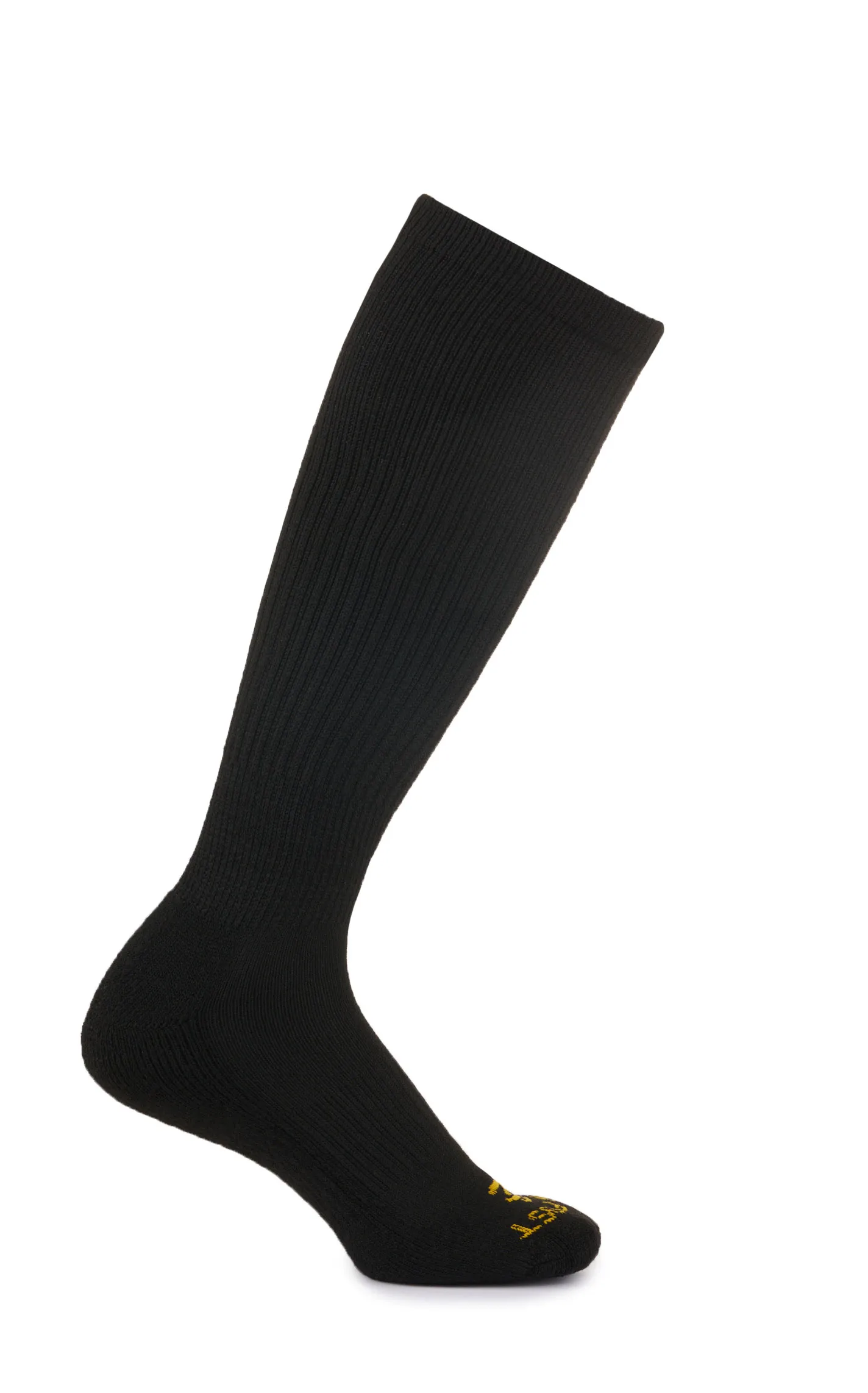 Dan Post Men's Cowboy Certified Black Over the Calf Boot Socks (Fits Sizes 7 to 10)