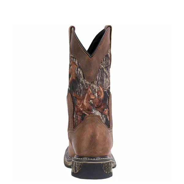 Dan Post Men's Hunter 11 Work Boot - Saddle Tan/Mossy Oak DP69408