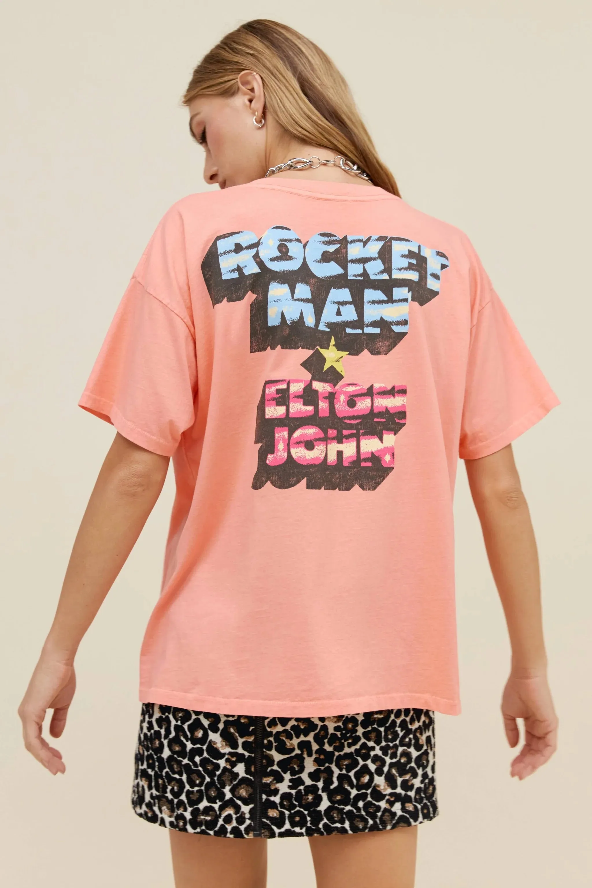 Daydreamer - Elton John Honky Chateau Merch Tee - Desert Flower